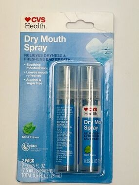 🌼4/$10🌼 CVS Health Dry Mouth Spray - Mint (2 Pack)